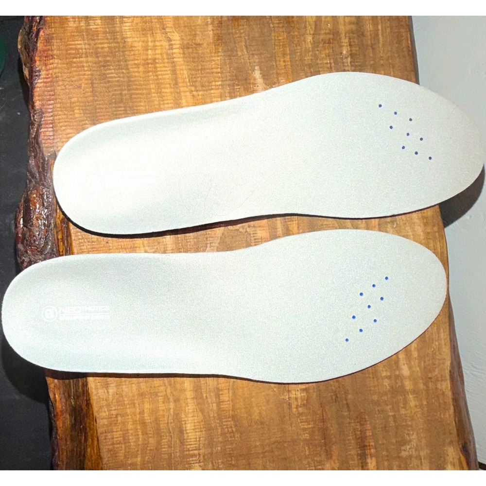 NEOthotics Gel Shoe Insoles Inserts Pair Size L/XL Gray Blue Red